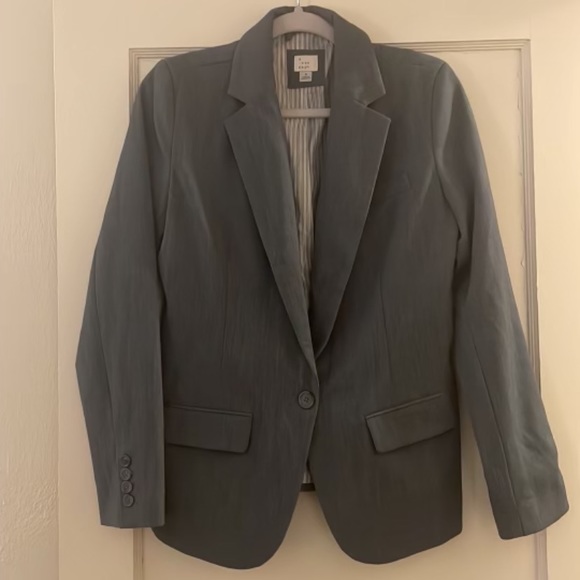A New Day gray blazer size 8 - Picture 1 of 9